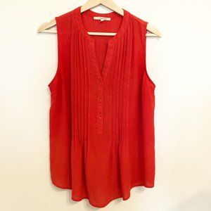 STITCH FIX 41 Hawthorn Sleeveless Pintuck Blouse